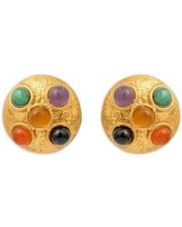 Sylvia Toledano - Theodora Gemstone-Embellished Earrings - Lyst