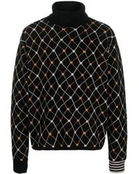 Random Identities - Jacquard-Pullover Mit Rollkragen - Lyst