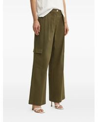 Liu Jo - Pleated-Front Cargo Trousers - Lyst
