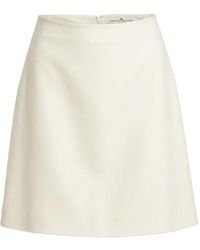 Ermanno Scervino - A-Line Wool Mini Skirt - Lyst