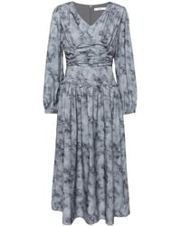 B+ AB - Marble Pattern Maxi Dress - Lyst