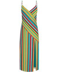 Simon Miller - Maude Striped Midi Dress - Lyst