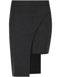 FEDERICA TOSI - Asymmetric Wrap-Style Mini Skirt - Lyst