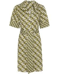Liu Jo - Gürtel-Hemdkleid mit geometrischem Print - Lyst