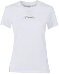 Dondup - Embroidered Crew-Neck T-Shirt - Lyst