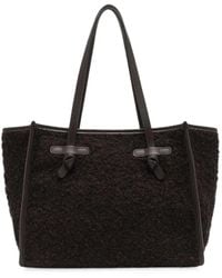 Gianni Chiarini - Medium Marcella Leather-Trim Tote Bag - Lyst