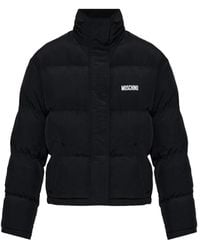 Moschino - Logo-Print Padded Jacket - Lyst