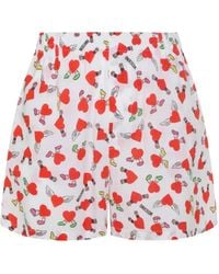 Moschino - Short À Imprimé Multicolore - Lyst