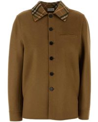 Burberry - ウール コート - Lyst
