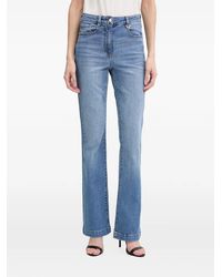 Morgan - High-Waisted Flared Jeans - Lyst