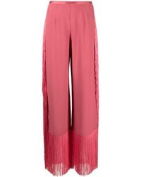 ‎Taller Marmo - Nevada Fringed Straight-leg Trousers - Lyst