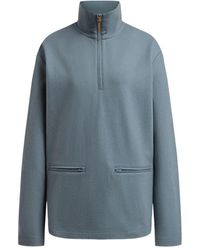 12 STOREEZ - Sudadera con media cremallera y cuello alto - Lyst