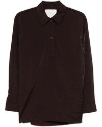 Studio Nicholson - Overhemd Met Polokraag - Lyst