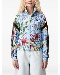 adidas - X Farm Rio House Of Tiro Floral-Print Top - Lyst