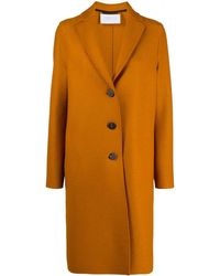 Harris Wharf London Manteau droit classique - Orange