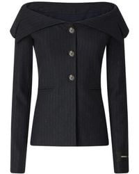 Pinko - Pinstripe-Pattern Top - Lyst