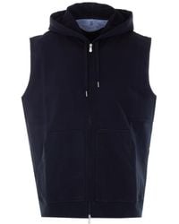 Brunello Cucinelli - Bodywarmer Met Capuchon En Rits - Lyst