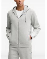 Guess - Hoodie Met Rits - Lyst