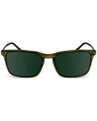 Zeiss - Striped Rectangle-Frame Sunglasses - Lyst