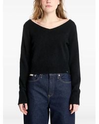 Calvin Klein - V-Neck Sweater - Lyst