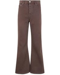 By Malene Birger - Five-Pockets Flared Trousers - Lyst