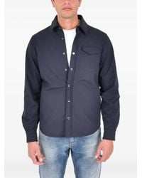 Drumohr - Buttoned Pocket Overshirt - Lyst