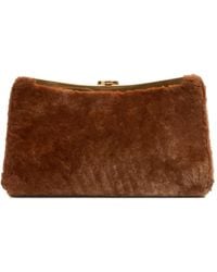 Jonathan Simkhai - Solange Shearling Clutch Bag - Lyst