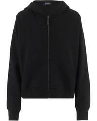 Max Mara - Logo-Embroidered Zip-Up Hoodie - Lyst