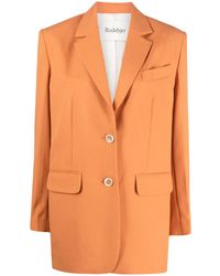 Rodebjer - Blazer Vera À Simple Boutonnage - Lyst