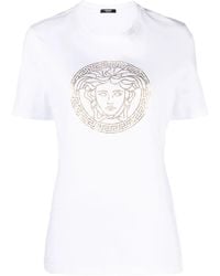 Versace - Medusa Crew Neck T Shirt - Lyst