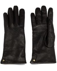 Gianni Chiarini - Logo-Stud Leather Gloves - Lyst