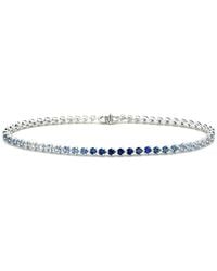 Lisa Nik - 18K Ombre Sapphire Bracelet - Lyst