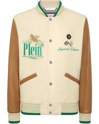 Philipp Plein - Racing Club College Bomber Jacket - Lyst