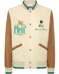 Philipp Plein - Racing Club College Bomber Jacket - Lyst