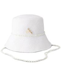 Maison Michel - Sombrero de pescador Axel con conchas - Lyst