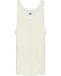Versace - Medusa-Logo Wool Tank Top - Lyst