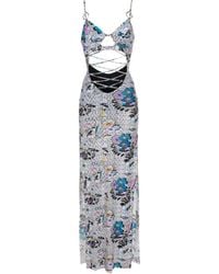 Amir Slama - Kleid Mit Grafischem Print - Lyst