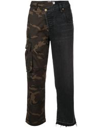 Monse Jeans mit Patchwork-Design - Grau