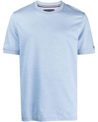 Tommy Hilfiger - T-shirt en coton à logo brodé - Lyst