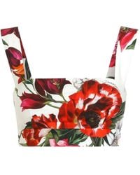 Dolce & Gabbana - Floral Top - Lyst