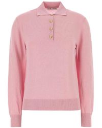Blazé Milano - Fine-Knit Button-Down Polo Shirt - Lyst