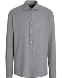 ZEGNA - スプレッドカラー シャツ - Lyst