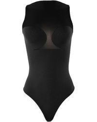 Wolford - メッシュインサート ボディスーツ - Lyst
