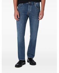 PT Torino - Reggae Faded-Effect Straight-Leg Jeans - Lyst