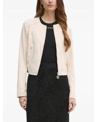 Guess - Zip-Up Fitted Jacket - Lyst