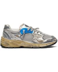 Golden Goose - "Running Dad" New Net And Laminated Upper Leather Star La - Lyst