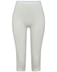 Marine Serre - Capri Met Logo En Verfraaid Met Parels - Lyst