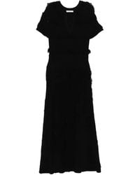 Max Mara - Grazia Fringed Midi Dress - Lyst