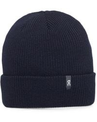 On Shoes - Logo-Patch Beanie Hat - Lyst