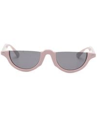 KENZO - Half-Frame Sunglasses - Lyst